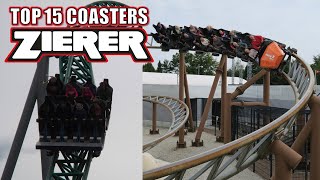 Top 15 Roller Coasters by Zierer [upl. by Kreegar414]