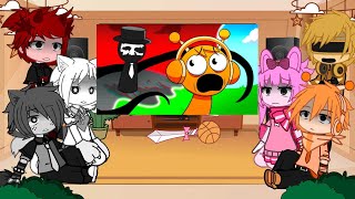 Incredibox Sprunki React to The CURSE of SPRUNKI  Gacha Club  🐈‍⬛ [upl. by Ayenat]