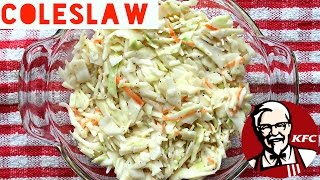 Healthy Coleslaw Recipe  How To Make a Low Calorie and Low Fat Homemade Coleslaw [upl. by Enorahs]