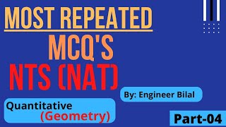 How to Prepare for NTS NAT Test ǀǀ NTS NAT Geometry Most Repeated Past Papers MCQs Solved ǀǀ NTS NAT [upl. by Tihom]