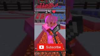 minecraft asmr shorts minecraft pvp hypixel bedwars asmr [upl. by Kylila564]