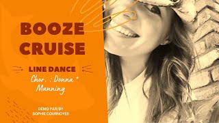 Booze Cruise Line Dance niv Nov chor  Donna Manning [upl. by Renaldo]