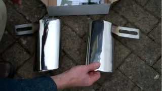 How to fit dummy exhaust tips to a Range Rover L322 [upl. by Eneleuqcaj]