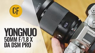 Yongnuo 50mm f18 DA DSM Pro Autofocus lens review Fuji X [upl. by Are]