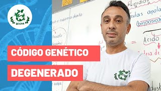 CÓDIGO GENÉTICO DEGENERADO  Biologia  Professor Sóstenes [upl. by Cirnek]