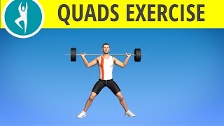 Quadriceps Exercise Quads Workout Barbell Side Split Side [upl. by Rhodie398]