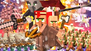 WAIT WHAT The Villager Wars Minecraft IV [upl. by Rebme]