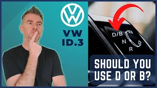 VW ID3  The Difference Between D and B Driving Modes [upl. by Ahsineb]