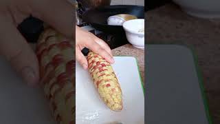 Corncorncobasmrfood cuttingskills mais asmrsounds short [upl. by Ardeed]