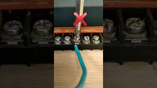 the correct way to clamp wire cables shorts feedshorts shortvideo [upl. by Edda501]