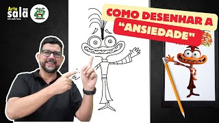 Como Desenhar a Ansiedade de Divertidamente 2 [upl. by Meadow]