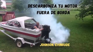 Como DESCARBONIZAR Un Motor de 2 Tiempos fuera de borda [upl. by Romeon]