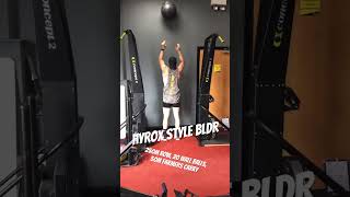 Hyrox style BLDR 30mins  250m Row 20 Wallballs 50m Farmers carry MCR hyrox synergy [upl. by Daahsar915]