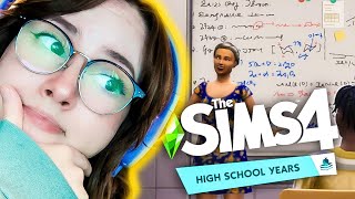 High School BUT I Only Play First Person in The Sims 4 [upl. by Bobinette]