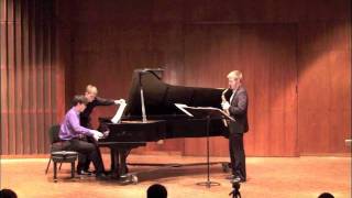 David Maslanka Sonata for Alto Saxophone and Piano II Slow III Very Fast [upl. by Aicella]