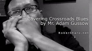 Robert  Crossroads Blues by Mr Adam Gussow Suzuki HarpMaster Key of D [upl. by Semyaj]