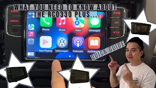 The RCD330 guide Best CarPlay  Android Auto unit for MK5  MK6 Golf RCD330g  RCD360  079 [upl. by Harte]