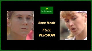 FULL 1 VERSION 1990  Seles vs Graf  Roland Garros French Open [upl. by Earal]