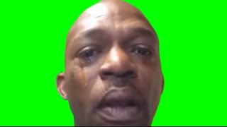 Black man crying memegreen screen [upl. by Falzetta872]