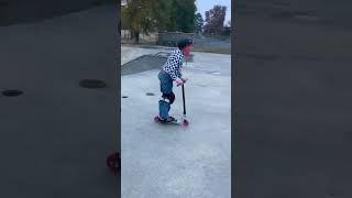 Raw clip 13yearsold scooter skatepark fypシ゚ go support my sponsor Solnix4505 [upl. by Enitsenre753]