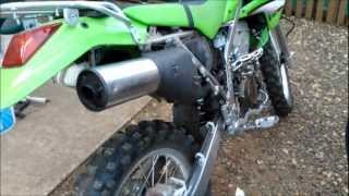 KLX 250 modified exhaust [upl. by Christa]