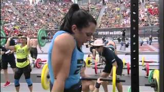 2012 CrossFit Games  Front SquatTeam Triplet Team Heat 1 [upl. by Bohun227]