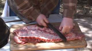 How To trim Spare Ribs St Louis Style  Tip [upl. by Allie659]