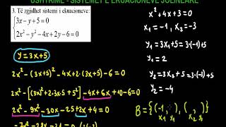 47 Matematika Klasa 12 Mesimi 47 Ushtrime Sistemet e ekuacioneve jolineare [upl. by Chaing]