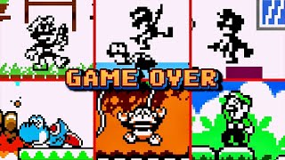 Game amp Watch Gallery 3 GAME OVER screens [upl. by Langston258]