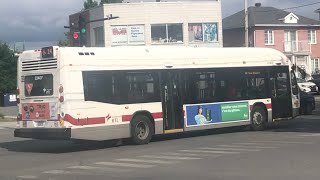 RTL Longueuil 2024 Novabus lfs Hev Hybrid 22407 Quick Ride on Route ♿️14 to Champlain college [upl. by Elleirb275]