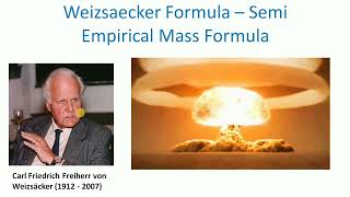 Weizsaecker Semi Empirical Mass FormulaBSc3rd year [upl. by Moynahan79]