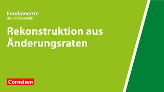 Rekonstruktion aus Änderungsraten  Fundamente der Mathematik  Erklärvideo [upl. by Natsrik]