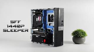 We Built A Small Form Factor Sleeper Gaming PC That Crushes 1440P [upl. by Wylma]