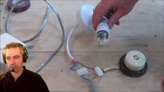 Wiring an Antique Light Switch to a simple light curcuit [upl. by Marba113]