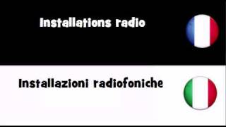 TRADUCTION EN 20 LANGUES  Installations radio [upl. by Ludovico659]