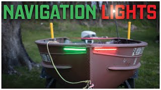 Installing navigation lights on a boat [upl. by Ursulina]