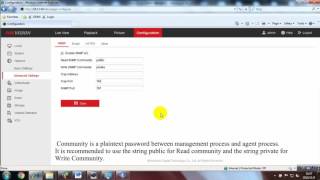 How to configure SNMP on a Hikvision Device  Simple Network Management Protocol [upl. by Olecram]