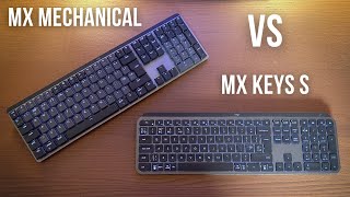 Logitech MX Keys S Keyboard vs Logitech MX Mechanical Keyboard Which Keyboard is Best [upl. by Ahsinyd]