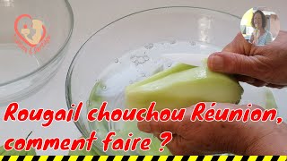 Rougail Chouchou Réunion comment faire 1 rougail chouchou  Allez rendezvous en cuisine [upl. by Hnao]