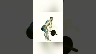 Barbell Deadlift workout motivation back hamstring fitspro [upl. by Rudd298]