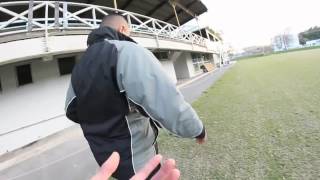 Security Guard Smashes Skateboard Mount Eden New Zealand HD [upl. by Aihsele53]