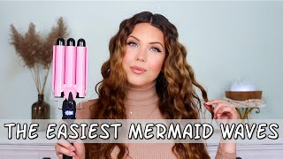 How I Wave My Hair Effortless Waves Hair Waver Tutorial How To Crimp  Wave Your Hair  Faith Drew [upl. by Arannahs]