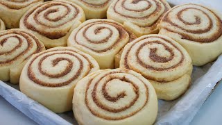 Easy Cinnamon Rolls With Fluffy Lemon Condensed Milk Frosting [upl. by Miles]