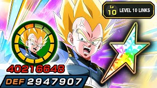 100 NEW TEQ TRANSFORMING SSJ VEGETA LEVEL 10 LINKS SHOWCASE Dragon Ball Z Dokkan Battle [upl. by Warren]