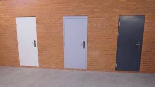 Lathams Steel Security Doors  Differences Between Steel Door Duties [upl. by Leitnahs563]