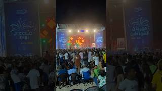 Aconcert on the side of the beach in TangierMorocco explore maroc morocco beach side festival [upl. by Elonore]