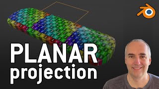 Planar projection in Blender [upl. by Noevart]