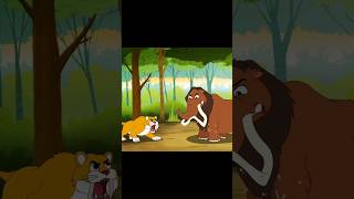 Woolly Mammoth vs Animal Lion Tiger Bear By Wild Battles [upl. by Nimajnab]