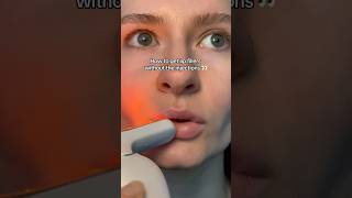 Lip fillers without injections 👀 beautytips glowup glowuptips beautyhacks skincare beautytip [upl. by Rolyab]