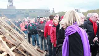 Osterfeuer auf Zeche Zollverein [upl. by Asiled]